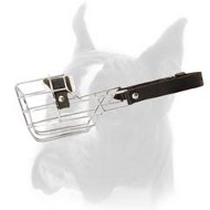 'The Silencer' Everyday Wire Muzzle for Boxer with Enhanced Ample Design of the Cage  'The Silencer' Everyday Wire Muzzle for Boxer with Enhanced Ample Design of the Cage
