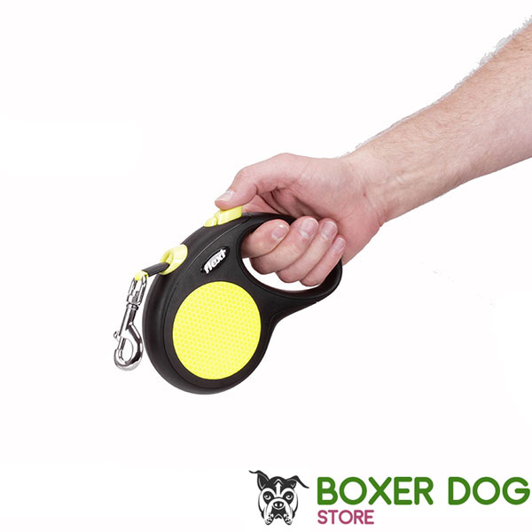 Retractable Leash with Durable Convenient Chrome Plated Snap Hook