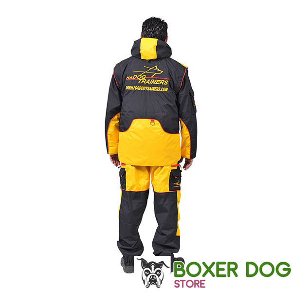 Membrane Fabric Dog Training Bite Suit with a Number of Pockets