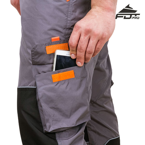 FDT Pro Design Dog Trainer Pants with Handy Velcro Side Pocket