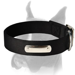 Boxer Dog Collar of two-ply Nylon