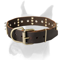Reliable Control Collar of Full-grain Leather